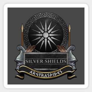 Silver Shields Argyraspides - Elite Macedonian and Seleucid Warriors - Hellenic Warfare Sticker